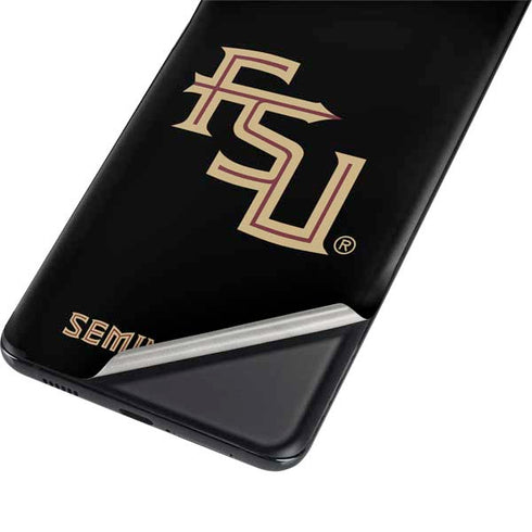 Florida State FSU Seminoles Black Galaxy S21 Plus 5G Skin